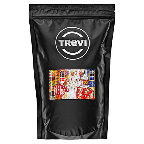 Кофе в зернах Trevi Арабика Бразилия Сантос 1 кг