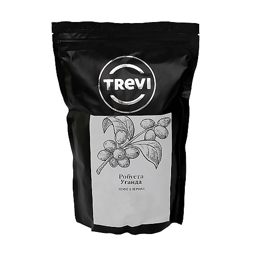 Кофе в зернах Trevi Робуста Уганда 1 кг
