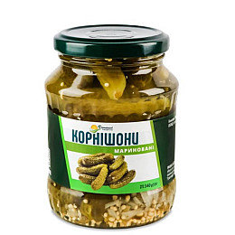 Корнишоны маринованные Домашние продукты 340 г (4820186122213)