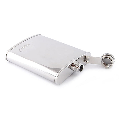 Фляга Zippo стальная полированный хром 180мл 6 oz (2005268)