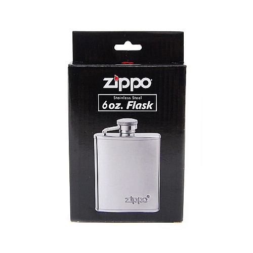 Фляга Zippo стальная полированный хром 180мл 6 oz (2005268)