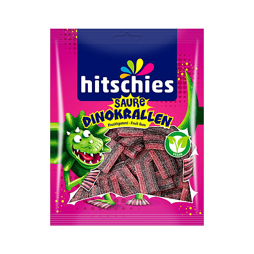 Цукерки жувальні Saure Dinokrallen Hitschies 125 г