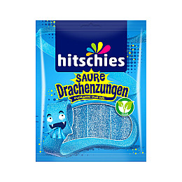 Конфеты жевательные Saure Drachenzungen Blau Hitschies 125 г
