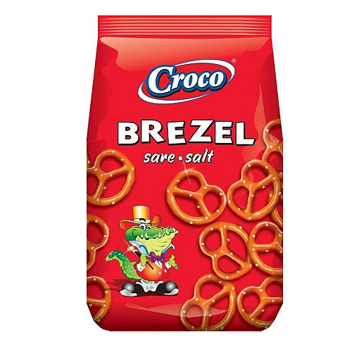 Фігурна соломка солена BREZEL CROCO 80 г
