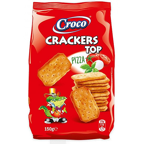 Крекер зі смаком піцци CRACKERS TOP CROCO 150 г