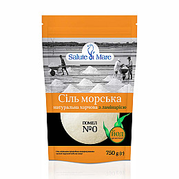 Соль морская пищевая Salute di Mare с ламинарией 750 г