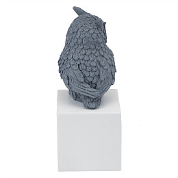 Статуетка Gufo благородный серый AL186585 Andrea