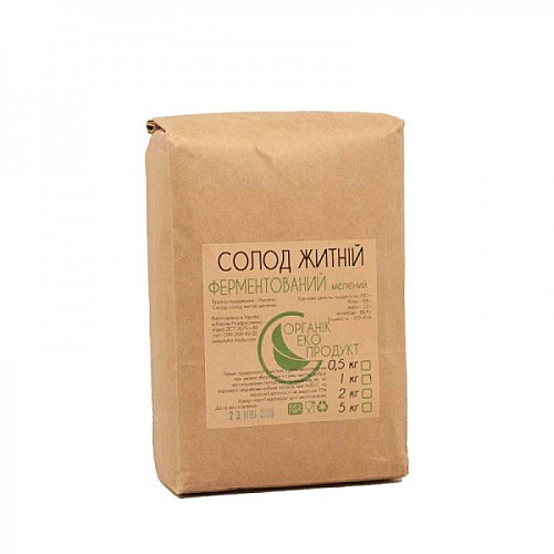 Солод житній ферментований Органик Эко-Продукт 25 кг