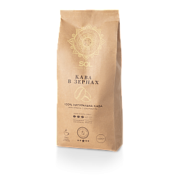 Кава в зернах SOL купаж 80% Арабіка 20% Робуста 1 кг