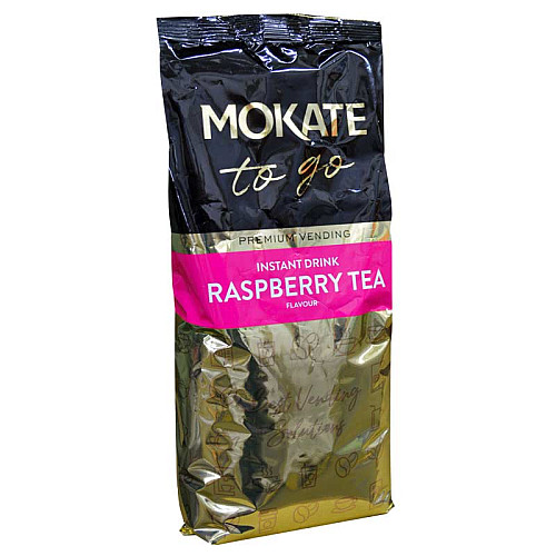 Растворимый черный чай с малиной Mokate Premium 1 кг*8уп
