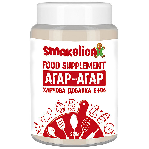 Загущувач Smakolica Агар-агар 250г