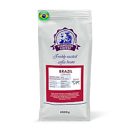 Кава мелена Standard Coffee Бразилія Черрадо 100% арабіка 1 кг