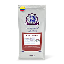 Кава мелена Standard Coffee Колумбія Супремо 100% арабіка 1 кг