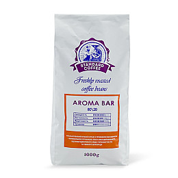 Кава мелена Standard Coffee Арома Бар купаж 80% арабіки 20% робусти 1 кг