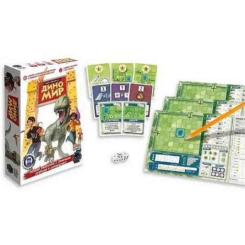 Настільна гра Gaga Games Добро пожаловать в Диномир (Welcome to Dino World)