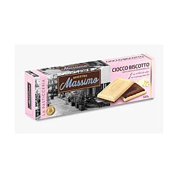 Печенье с белым шоколадом Maestro Massimo Ciocco Biscotto White 120 г