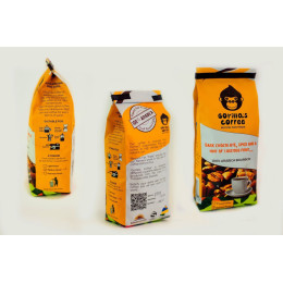Кофе Арабика 250г молотый Средняя обжарка Gorillas Coffee