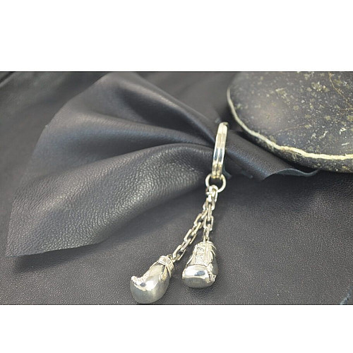 Брелок боксерські перчатки Maxi Silver 4254