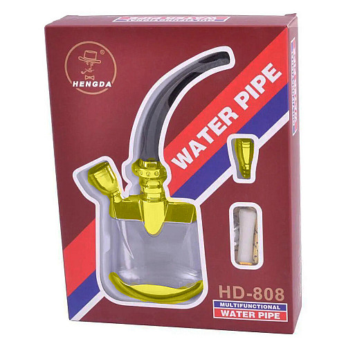 Похідний міні Кальян Hengda HD-802 №158-808 Gold (10888-hbr)