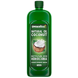 Кокосова олія нерафінована холодний віджим 1л Smakolica