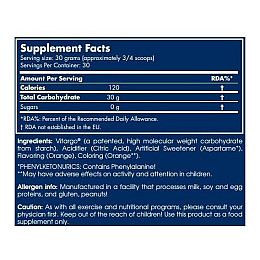 Енергетик Scitec Nutrition VitarGO! 900 г / 30 порцій / Апельсин