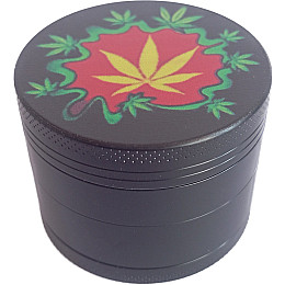 Гріндер для подрібнення тютюну ASHTRAY HL-050 Black конопля 2 (11655-hbr)