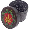 Гріндер для подрібнення тютюну ASHTRAY HL-050 Black конопля 2 (11655-hbr)