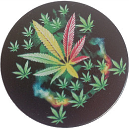 Гриндер для измельчения табака ASHTRAY HL-050 Black конопля 5 (11658-hbr)
