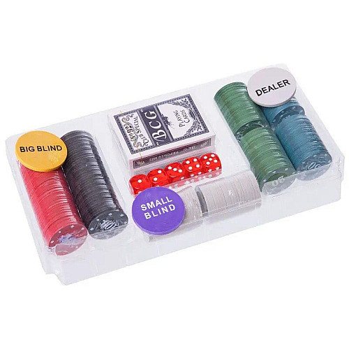 Набор покерных фишек в кейсе №200S-C 200 фишек Poker Range Black (10517-hbr)