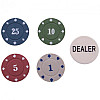 Набор покерных фишек в коробке №100t 100 фишек Poker Range Black (10570-hbr)