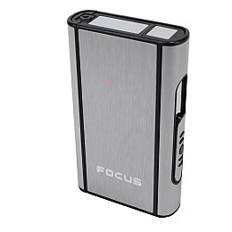 Портсигар для 10 сигарет с выбросом сигарет Focus Lavida XT-4937 Grey (11116-hbr)
