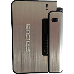 Портсигар на 10 сигарет без зажигалки FOCUS №XT-4938 Silver (11663-hbr)