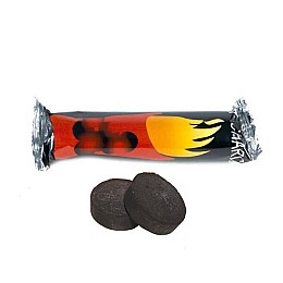 Уголь FLASH CHARCOAL для кальяна кокосовый №C-2 таблетка 30мм 10 шт (10528-hbr)
