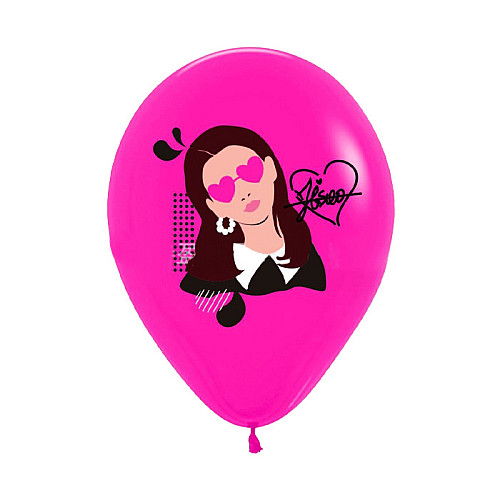 Повітряна кулька Блек Пінк Black Pink Jisoo Джисо рожева (22906) Seta Decor