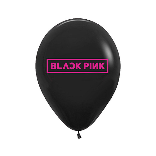 Повітряна кулька Блек Пінк Black Pink чорно-рожева (22897) Seta Decor