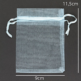 Мешочек подарочный Органза 11.5х9 см Gala day Голубой (21782)