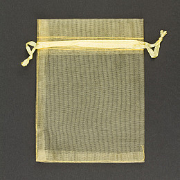 Мешочек подарочный Органза 12х9 см Gala day Жёлтый (21783)