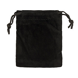 Мешочек подарочный Бархат 8х6.5 см Gala day Черный (13184)