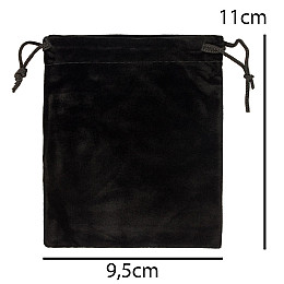Мешочек подарочный Бархат11х9.5 см Gala day Черный (22991)
