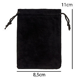 Мешочек подарочный Бархат11х8.5 см Gala day Черный (22992)