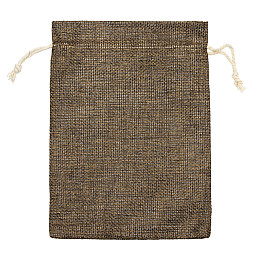 Мешочек подарочный на затяжке 17.5х12.5 см Gala day Коричневый тёмный (26096)