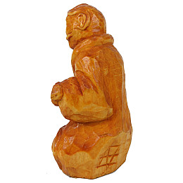 Ексклюзивна статуетка ручної роботи з дерева Cossack Козак Мамай Бежевий (NA1001-2)