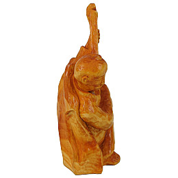 Ексклюзивна статуетка ручної роботи з дерева Cossack Козак Бандурист Бежевий (NA2001-1)