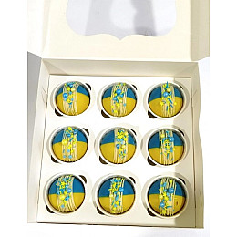 Шоколадные бомбочки Mr.Plum Украина из Какао и маршмелоа 9 шт 5,5 см 360 г