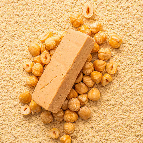 Протеиновый батончик без глютена FIZI Hazelnut 27% 45 г х 10 шт Растительный протеин (4820262540078)