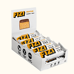 Протеиновый батончик без глютена FIZI Hazelnut choco 25% 45 г х 10 шт Растительный протеин (4820262540085)