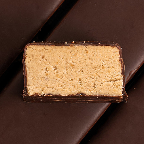 Протеиновый батончик без глютена FIZI Hazelnut choco 25% 45 г х 10 шт Растительный протеин (4820262540085)