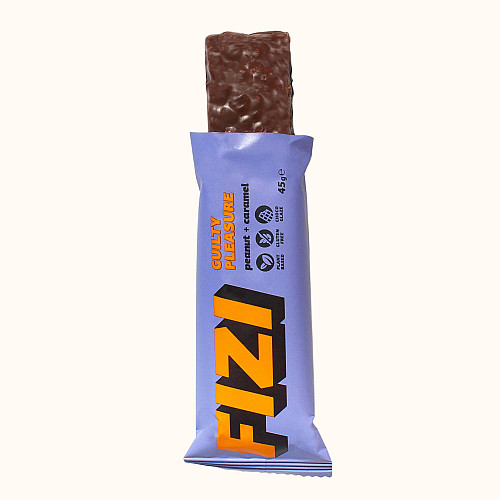 Шоколадный батончик без глютена FIZI Peanut caramel 45 г х 10 шт Веган (4820262540047)