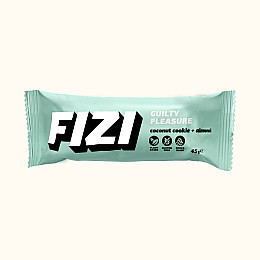 Шоколадний батончик без глютену FIZI Coconut cookie almond 45 г х 10 шт Веган (4820262540030)