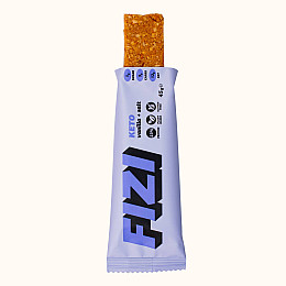 Кето батончик протеїновий FIZI Vanilla salt 45 г х 10 шт Веган (4820262540382)